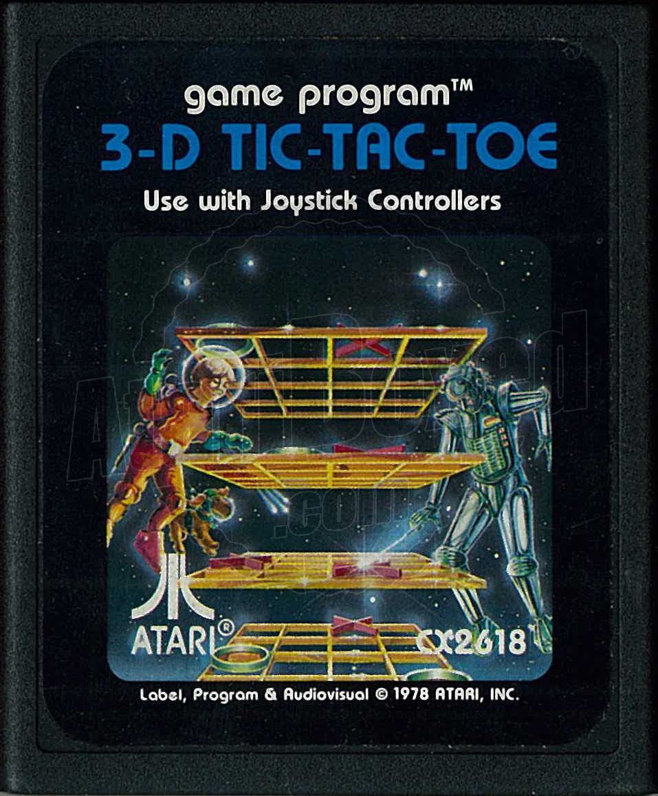 Jogar 3-D Tic-Tac-Toe Online  Atari Classics - Atari Flashback Hub