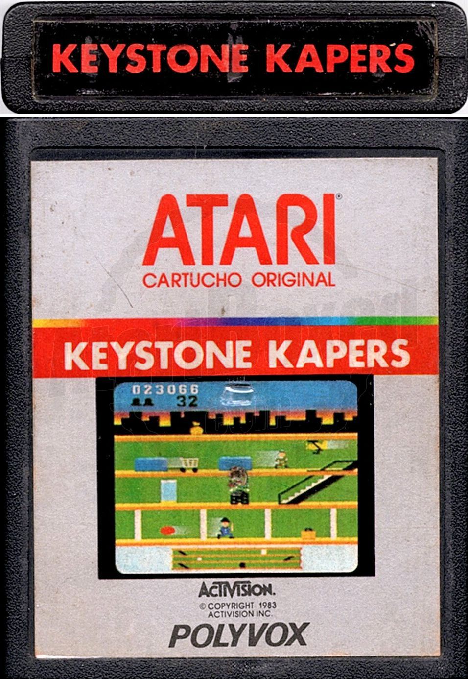 KEYSTONE KAPERS Activision Atari 2600 Custom Graphic Gamer 